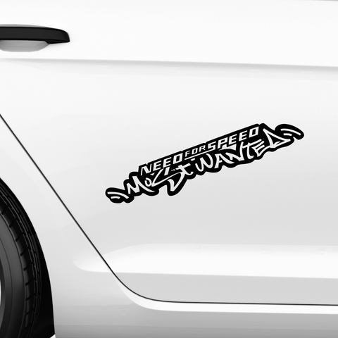 Most Wanted Aufkleber - Beispielansicht
