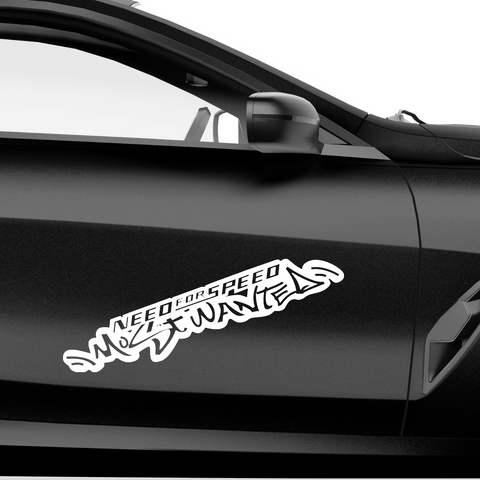 Most Wanted Aufkleber - Beispielansicht