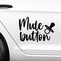 Mute button Aufkleber - Beispielansicht