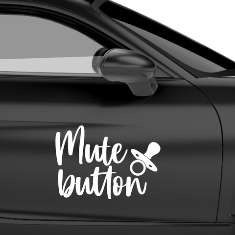 Mute button Aufkleber - Beispielansicht