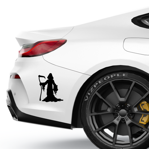 Mystic Sensenmann Aufkleber - Beispielansicht