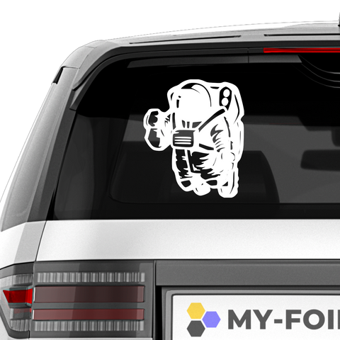 NASA Astronaut Aufkleber - Beispielansicht