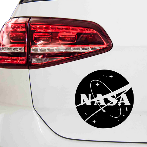 NASA Logo Aufkleber - Beispielansicht