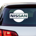 NISSAN Logo Aufkleber - Beispielansicht