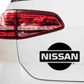 NISSAN Logo Aufkleber - Beispielansicht