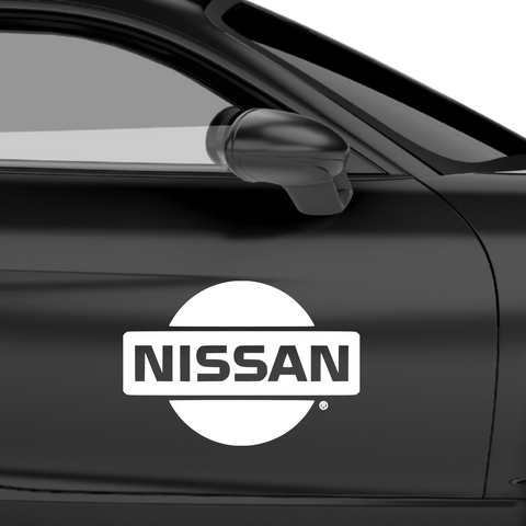 NISSAN Logo Aufkleber - Beispielansicht