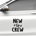New to Crew Aufkleber - Beispielansicht