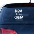 New to Crew Aufkleber - Beispielansicht