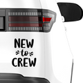 New to Crew Aufkleber - Beispielansicht