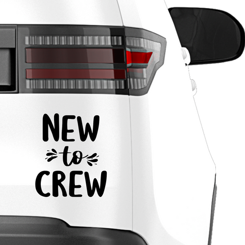 New to Crew Aufkleber - Beispielansicht