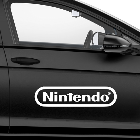 Nintendo Logo Classic Aufkleber - Beispielansicht