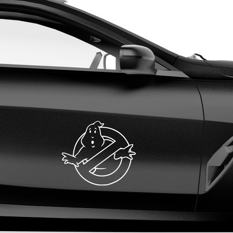 No Ghosts Allowed Aufkleber - Beispielansicht