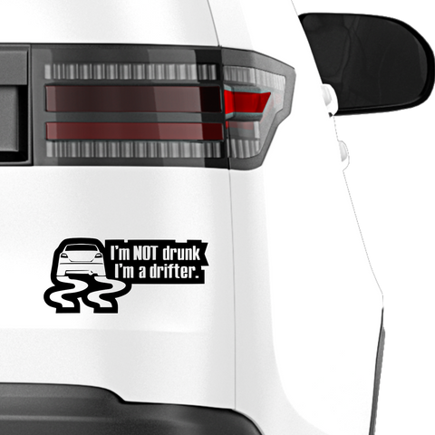 Not Drunk Aufkleber - Beispielansicht