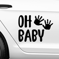 Oh Baby Aufkleber - Beispielansicht