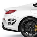 Oh Baby Aufkleber - Beispielansicht