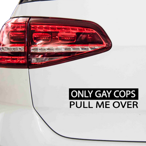 Only Gay Cops Aufkleber 1 - Beispielansicht