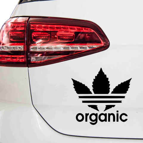 Organic Adidas Fakelogo Aufkleber - Beispielansicht