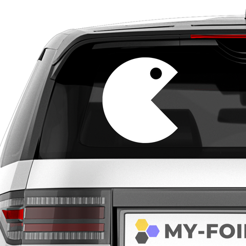 PAC MAN Figur Aufkleber - Beispielansicht