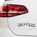 PAC MAN Logo Aufkleber - Beispielansicht