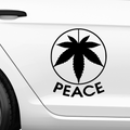 Peace Umgedreht Aufkleber - Beispielansicht