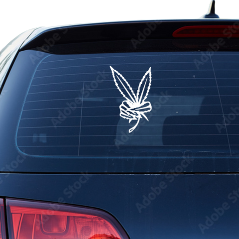 Peace Weed Aufkleber - Beispielansicht