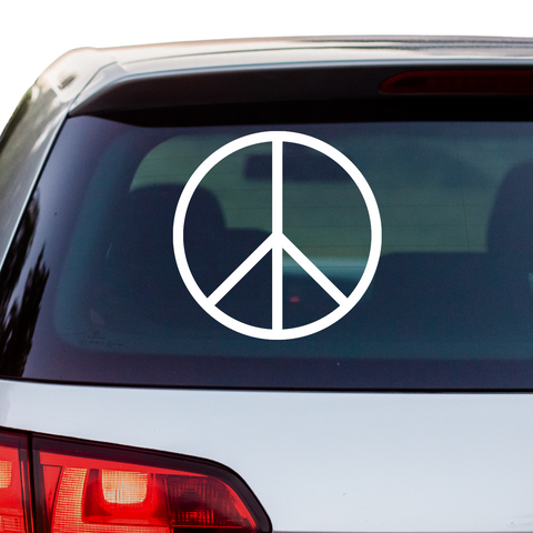 Peace Zeichen Nr.1 Aufkleber - Beispielansicht