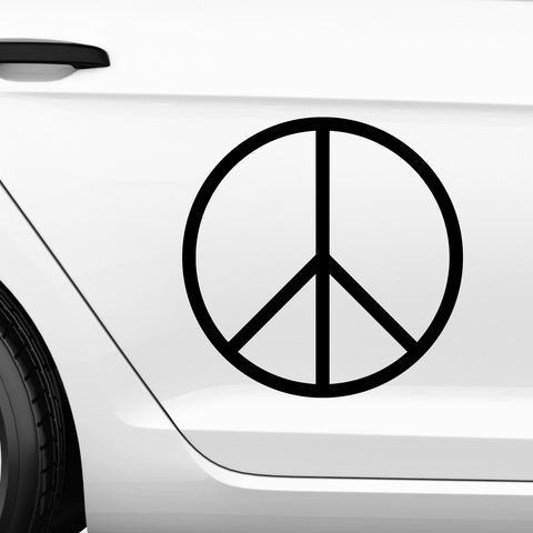 Peace Zeichen Nr.1 Aufkleber - Beispielansicht