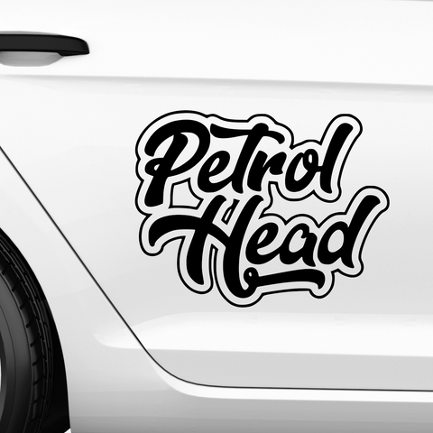 Petrol Head Aufkleber - Beispielansicht