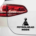 Petrol Head Inside Aufkleber - Beispielansicht