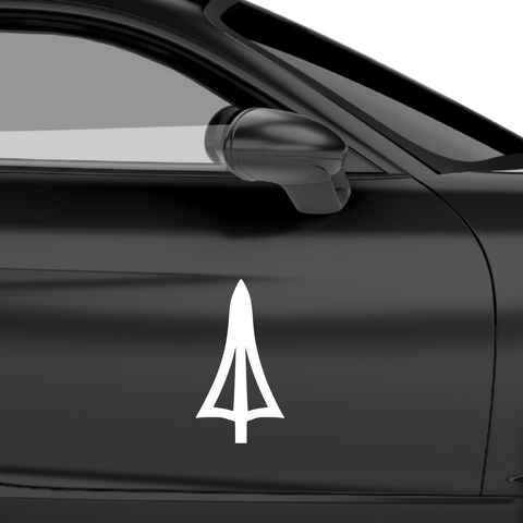 Pfeilspitze 1 Aufkleber - Beispielansicht