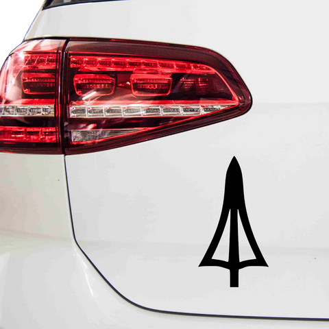 Pfeilspitze 1 Aufkleber - Beispielansicht