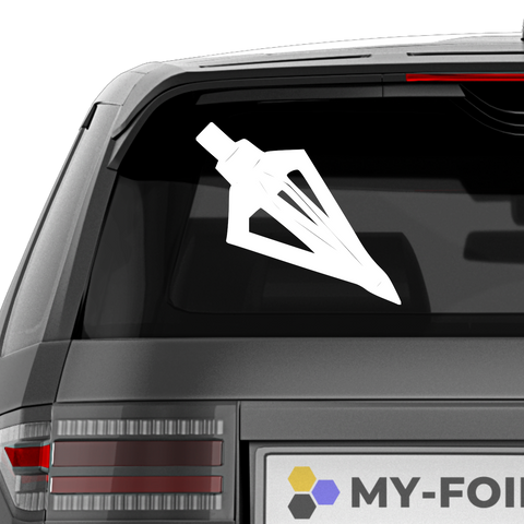 Pfeilspitze 2 Aufkleber - Beispielansicht