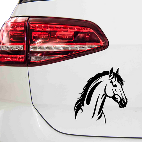 Pferde Kopf Aufkleber 100 - Beispielansicht