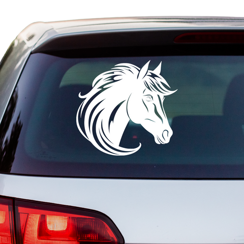 Pferde Kopf Aufkleber 103 - Beispielansicht