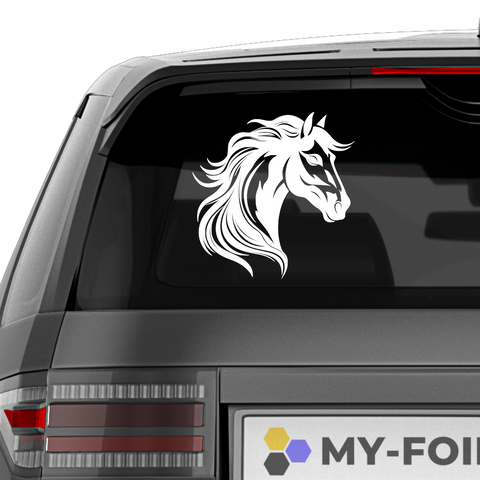 Pferde Kopf Aufkleber 105 - Beispielansicht
