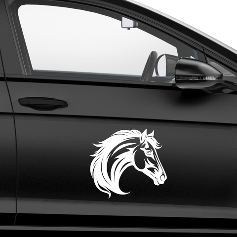 Pferdekopf Aufkleber Nr. 100 - Beispielansicht