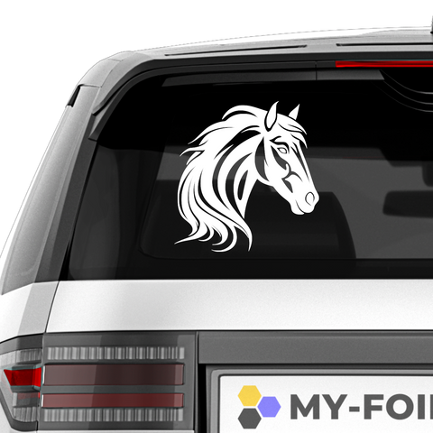 Pferdekopf Aufkleber Nr. 103 - Beispielansicht
