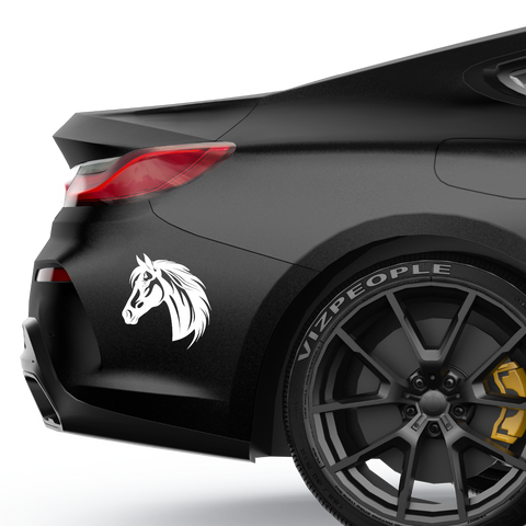 Pferdekopf Aufkleber Nr. 104 - Beispielansicht