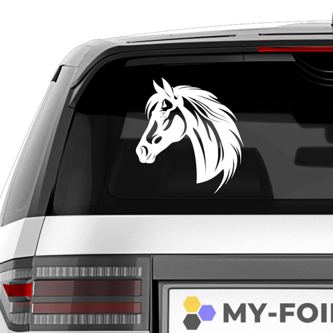 Pferdekopf Aufkleber Nr. 104 - Beispielansicht