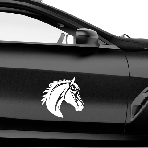 Pferdekopf Aufkleber Nr. 105 - Beispielansicht