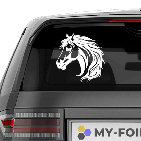 Pferdekopf Aufkleber Nr. 106 - Beispielansicht
