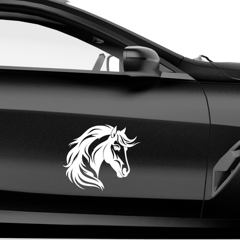 Pferdekopf Aufkleber Nr. 107 - Beispielansicht