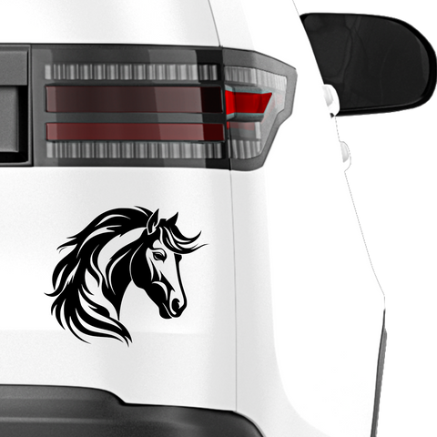 Pferdekopf Aufkleber Nr. 107 - Beispielansicht