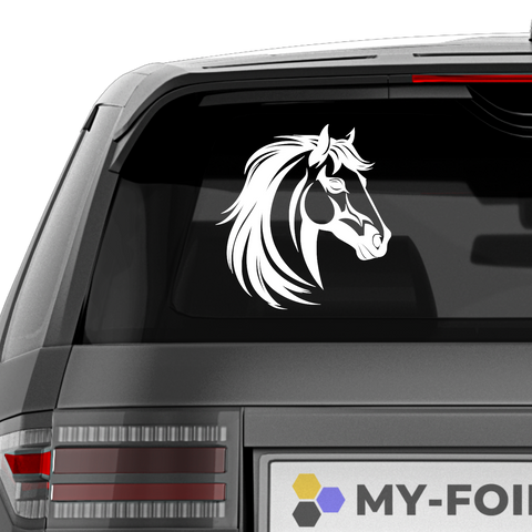 Pferdekopf Aufkleber Nr. 108 - Beispielansicht