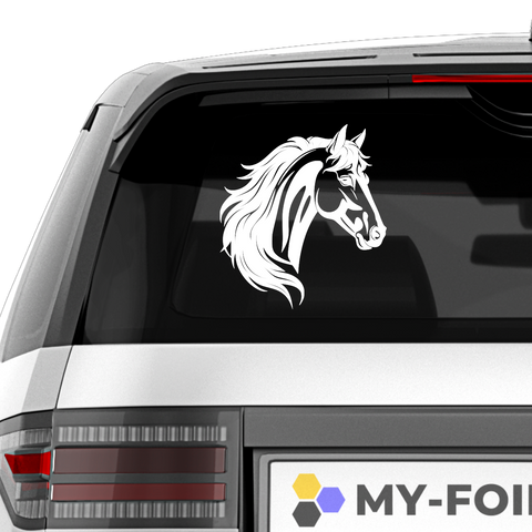 Pferdekopf Aufkleber Nr. 109 - Beispielansicht