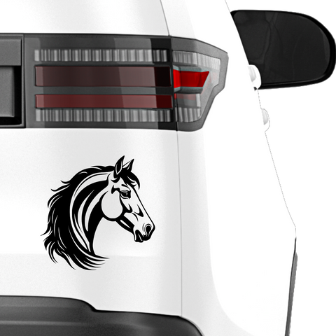 Pferdekopf Aufkleber Nr. 10 - Beispielansicht