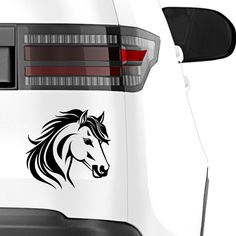 Pferdekopf Aufkleber Nr. 110 - Beispielansicht