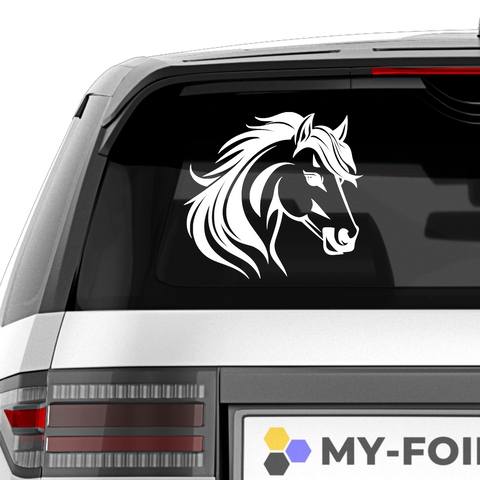 Pferdekopf Aufkleber Nr. 110 - Beispielansicht