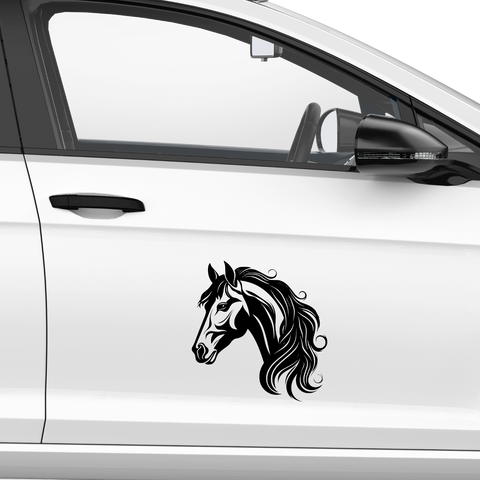 Pferdekopf Aufkleber Nr. 111 - Beispielansicht