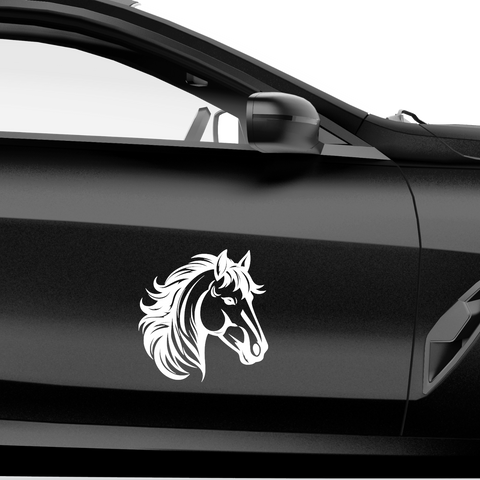 Pferdekopf Aufkleber Nr. 112 - Beispielansicht